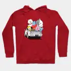 (بلوفر) BT21 - Toronto Show-Women-XS-Red