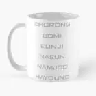 Apink Mug - All Members - TYPOGRAPHY