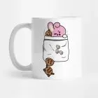 Coffee Mug BT21 COOKY & SHOOKY POCKET