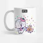 Coffee Mug BT21 RJ with Shooky Partying