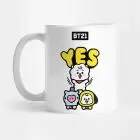 Coffee Mug BT21 RJ, KOYA & Chimmy - Yes