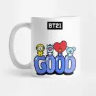 Coffee Mug BT21 Chimmy, Mang, TaTa & Mang - GOOD