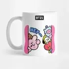 Coffee Mug BT21 Chimmy, Shooky, Mang, Cooky & TATA