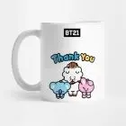 Coffee Mug BT21 KOYA, SHOOKY, RJ & CHIMMY - Thank You