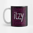 ITZY Mug - Typography Artwork - Track, Members Names #2