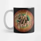 Red Velvet Mug - Vintage Circle Art