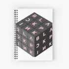 Black Pink Notebook - Cube