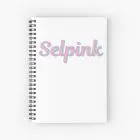 Black Pink Notebook - Selpink - Typography