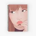 Black Pink Notebook - LISA - Artwork