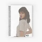 Black Pink Notebook - LISA - Illustrative Artwork