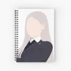 Black Pink Notebook - Rosé - Artwork