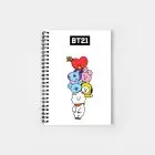 BT21 Notebook - All Characters - Just Chillin