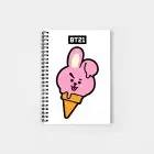 BT21 Notebook - Cooky - Ice Cream Cone Artwork