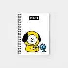 BT21 Notebook - Chimmy with Swing Fan - Artwork