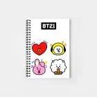 BT21 Notebook - Tata, Chimmy, Cooky & RJ - Artwork