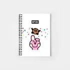 BT21 Notebook - Cooky & Shooky - Just Chillin