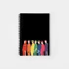 BTS Notebook - All Members - Illustrative Artwork