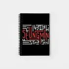 Stray Kids Notebook - Seungmin - Typography