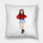 Red Velvet Pillow - Irene - Artwork