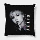 Stray Kids Pillow - Felix - Dark Glitch Effect