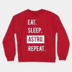 Astro Sweatshirt - EAT SLEEP ASTRO REPEAT