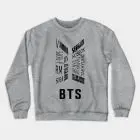 BTS Sweatshirt - Bangtan Collage - Logo