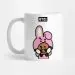 كوب سفر Bt21 — إصدار "COOKY & SHOOKY" — Bt21 Black Edition