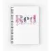 Red Velvet K pop Notebook Signature — Red Casual Ver.