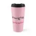 Black Pink Insulated Tumbler v3 Travel Series — Gold Stylish Ver.