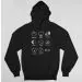 هودي أوفرسايز Bt21 — إصدار "BT21" — Bt21 Black Hoodie