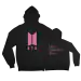 هودي Bts — إصدار "BTS" — Bts Black Hoodie