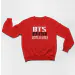 Bts Crewneck Sweatshirt — White Retro Ver.