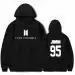 هودي سحاب Bts — إصدار "BTS" — Bts Black Hoodie