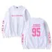 Black Pink Crewneck Sweatshirt Signature — White Exclusive Ver.
