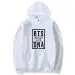 هودي أوفرسايز Bts — إصدار "BTS" — Bts Black Hoodie