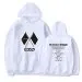 هودي أوفرسايز Exo — إصدار "Signature" — Exo Black Hoodie