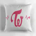 Twice Throw Pillow — Purple Edition