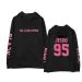 هودي بولوفر Black Pink — إصدار "Signature" — Black Pink Black Hoodie