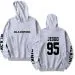 هودي سحاب Black Pink — إصدار "JISOO" — Black Pink Black Hoodie