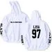 هودي بولوفر Black Pink — إصدار "LISA" — Black Pink Black Hoodie