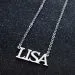 Black Pink Layered Necklace LISA — Pink Edition