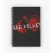 دفتر ملاحظات Red Velvet — إصدار "Signature" — Red Velvet Limited Edition