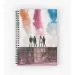 Black Pink Spiral Notebook Signature — Green Edition
