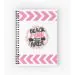 Black Pink Spiral Notebook Signature — Green Limited Ver.