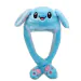Dancing Bunny kpop Bunny Hat BLUE-VER Cosplay Mood — Black Limited Ver.