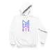 هودي بولوفر Bts — إصدار "BTS" — Bts Black Hoodie