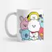 كوب معزول Bt21 — إصدار "BT21 ALL CHARACTER" — Bt21 Black Edition