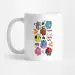 كوب سفر Bt21 — إصدار "Retro Type" — Bt21 Black Edition