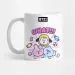كوب سفر Bt21 — إصدار "WHAT" — Bt21 Black Edition