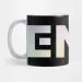 Enhypen K pop Mug Logo — Black Retro Ver.